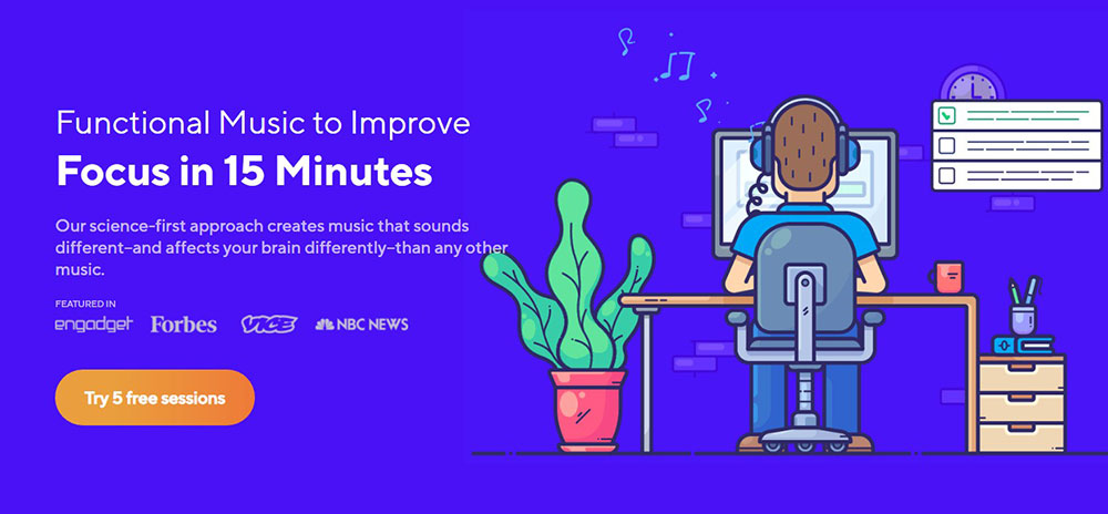 brain-fm The best relaxing websites to calm you and relieve stress