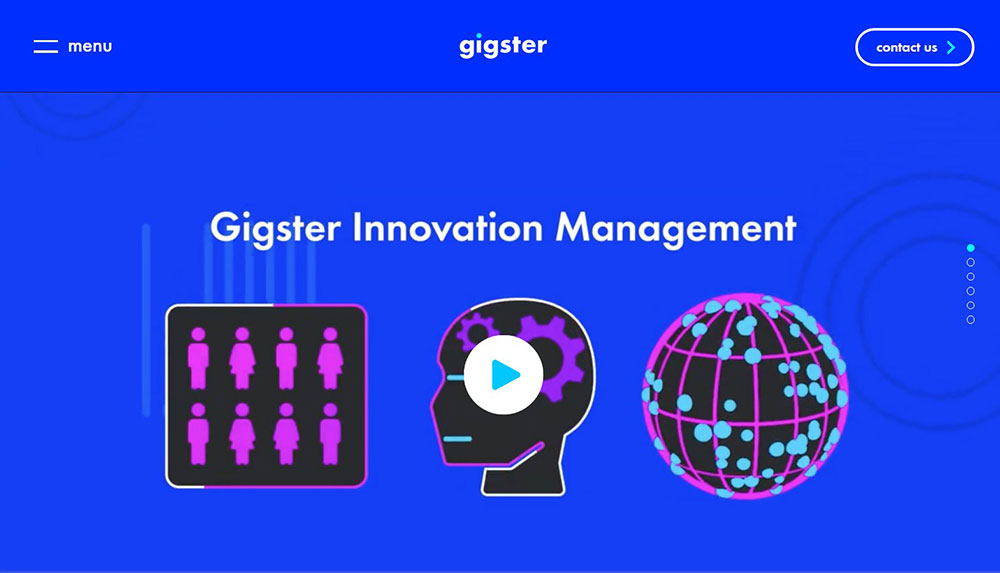 Gigster The Best Startup Websites That Impress With Their Design