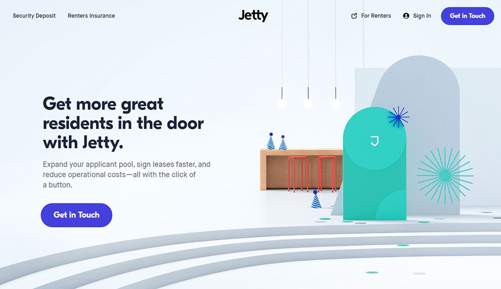 jetty The Best Startup Websites That Impress With Their Design