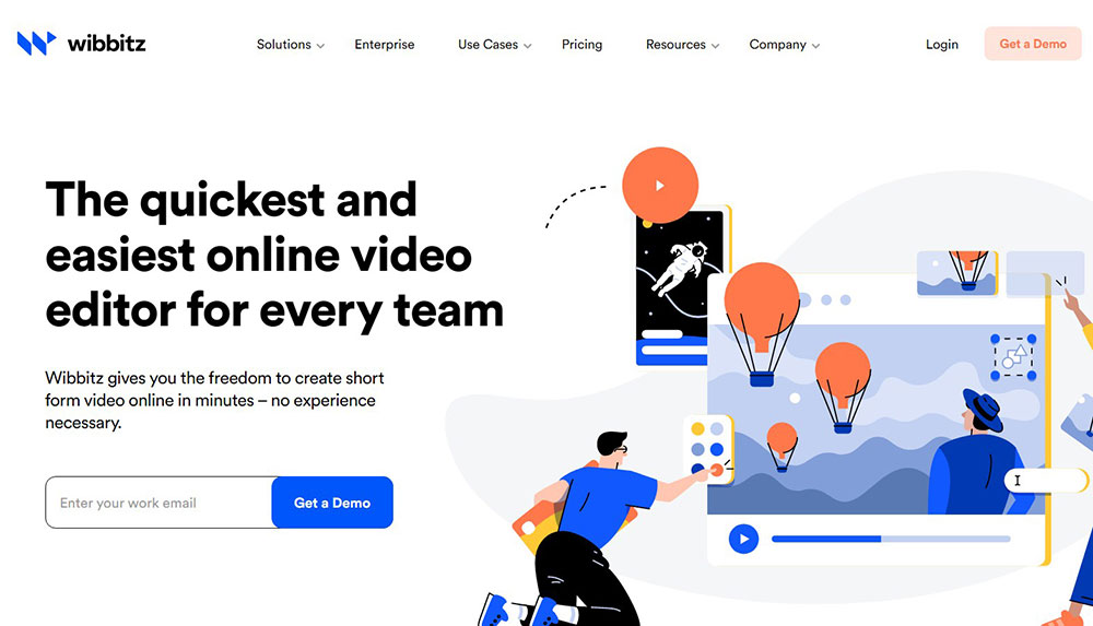 wibbitz The Best Startup Websites That Impress With Their Design