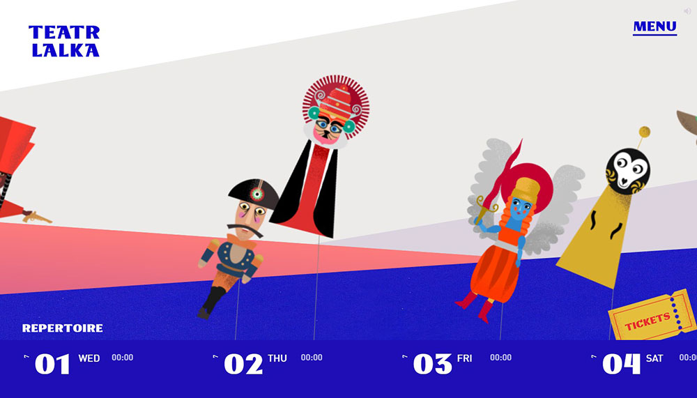 Teatr-Lalka Impressive Animated Websites and Tools to Create Similar Ones