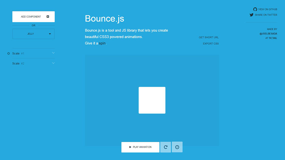 bounce-js Impressive Animated Websites and Tools to Create Similar Ones