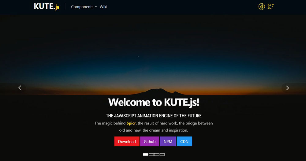 kute-js Impressive Animated Websites and Tools to Create Similar Ones