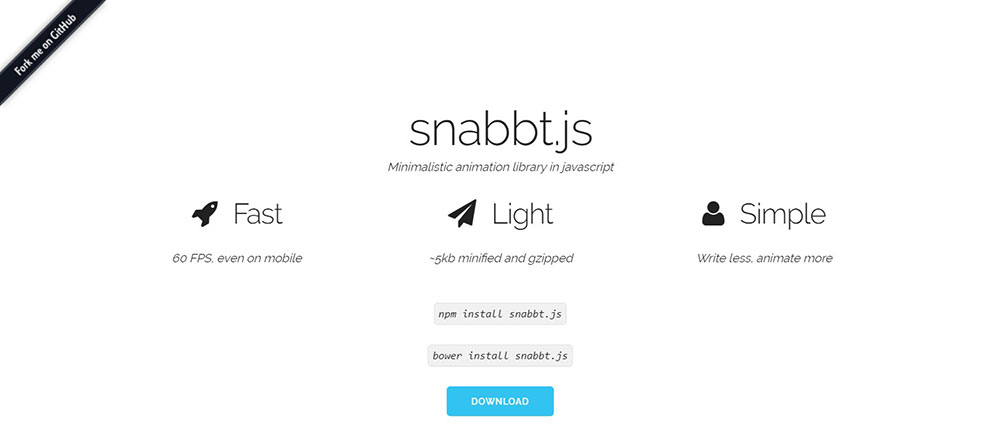 snabbtjs Impressive Animated Websites and Tools to Create Similar Ones