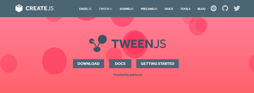 tween-js Impressive Animated Websites and Tools to Create Similar Ones