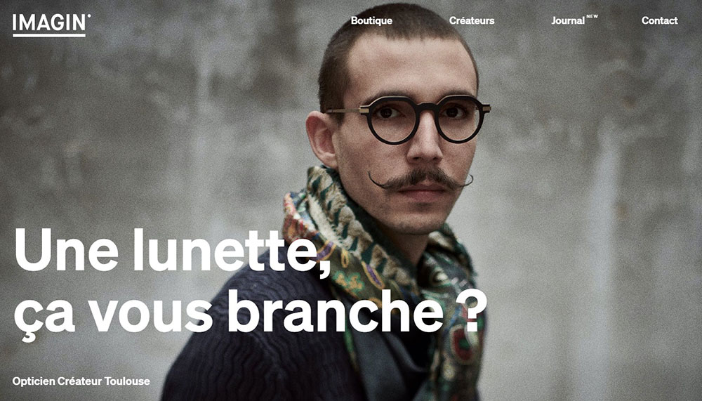 Imagin-Optique Impressive Luxury Website Design Examples