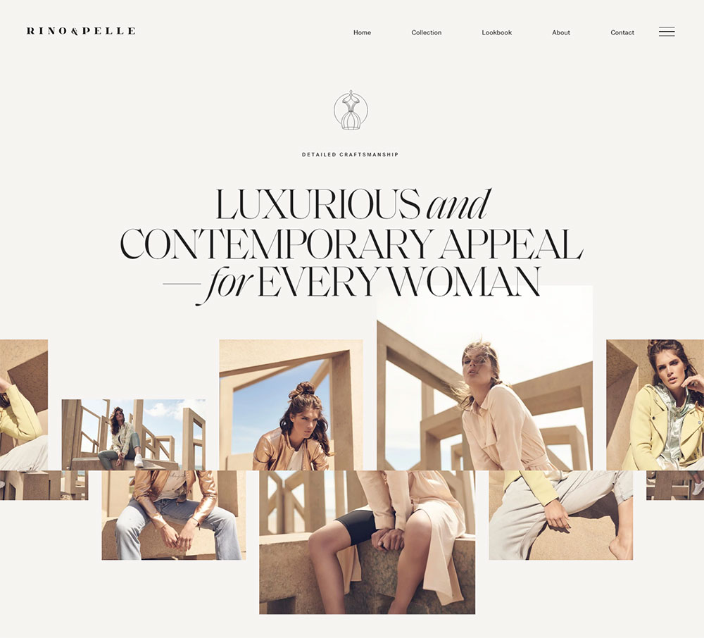 Rino-Pelle Impressive Luxury Website Design Examples