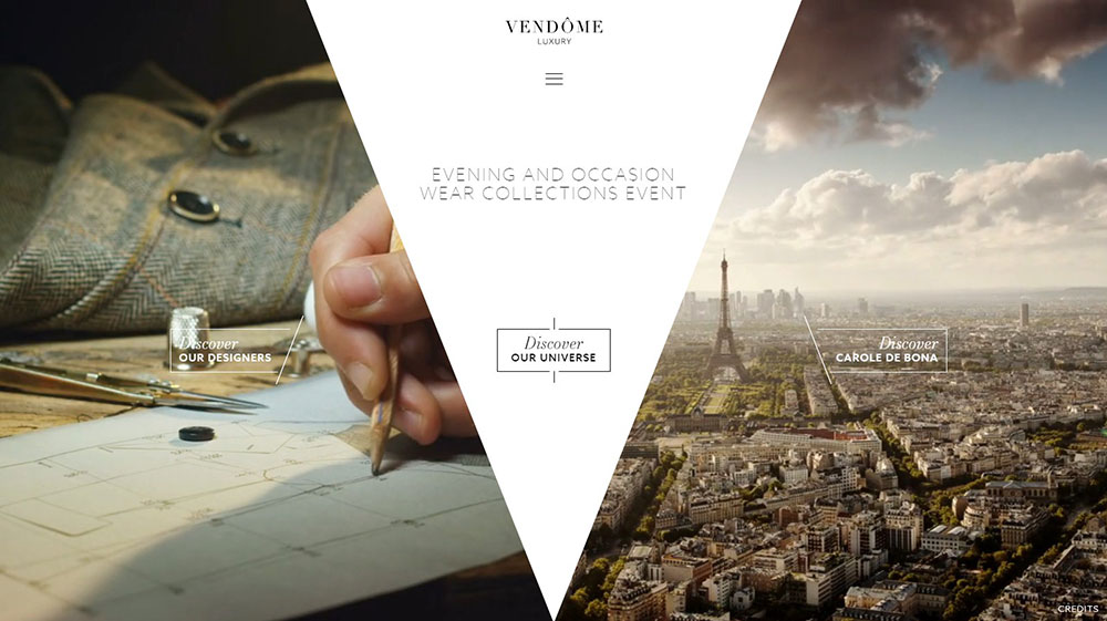 Vendôme-Luxury Impressive Luxury Website Design Examples