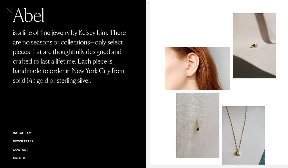 abel Impressive Luxury Website Design Examples