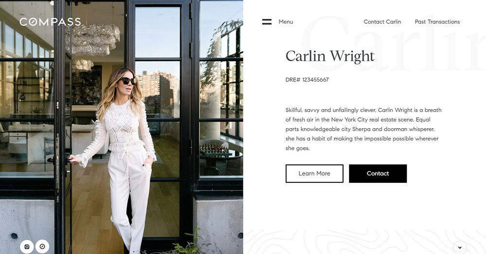 carlin-wright Impressive Luxury Website Design Examples