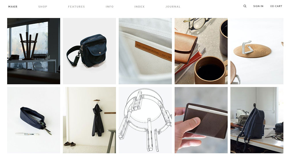 makr Impressive Luxury Website Design Examples