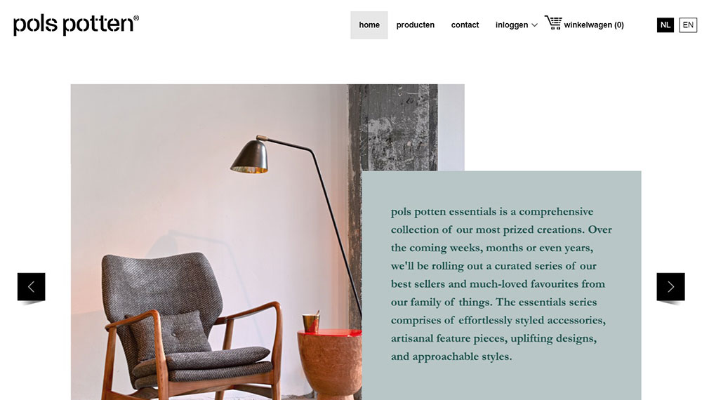 pols-potten Impressive Luxury Website Design Examples