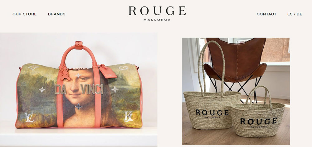 rouge Impressive Luxury Website Design Examples