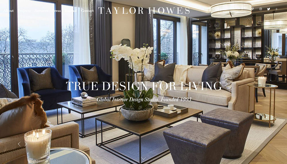 taylor-howes Impressive Luxury Website Design Examples