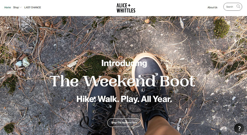 Alice-Whittles Corporate Website Design Examples and WP Themes to Build Your Own