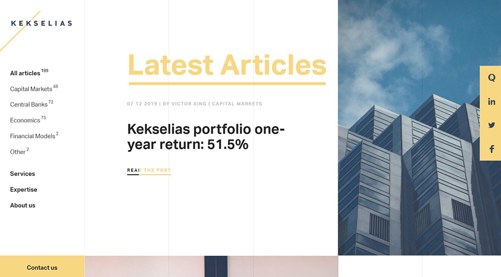 Kekselias Corporate Website Design Examples and WP Themes to Build Your Own
