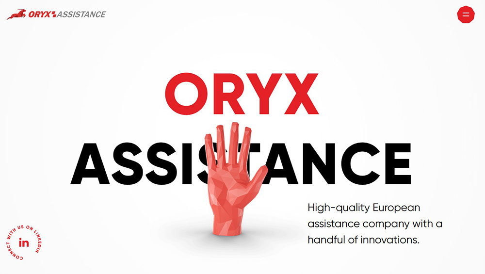 ORYX-Assistance Corporate Website Design Examples and WP Themes to Build Your Own