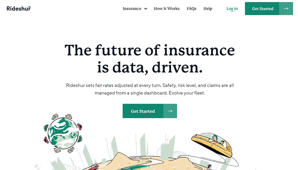Rideshur Corporate Website Design Examples and WP Themes to Build Your Own