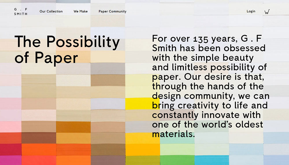 The-Possibility-of-Paper Corporate Website Design Examples and WP Themes to Build Your Own