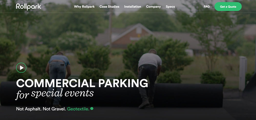 rollpark Corporate Website Design Examples and WP Themes to Build Your Own