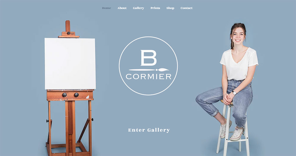 Brooke-Cormier Great Looking Websites With A Calm Color Palette