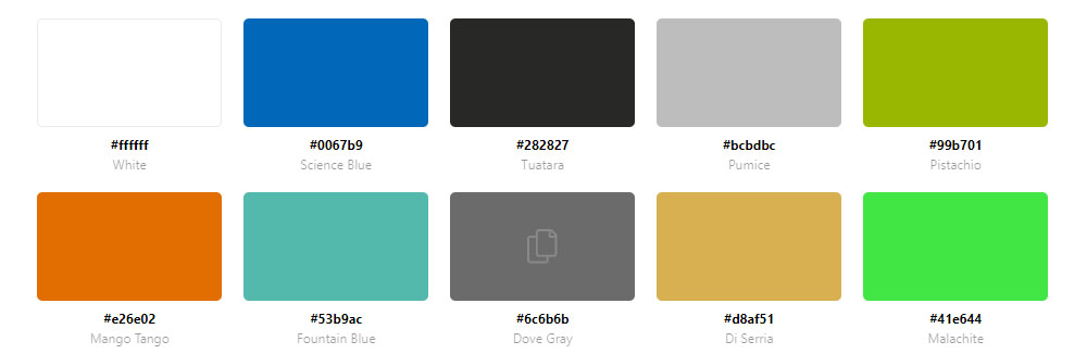 Great Looking Websites With A Calm Color Palette