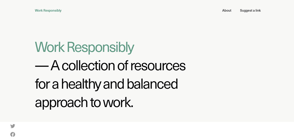 Work Responsibly