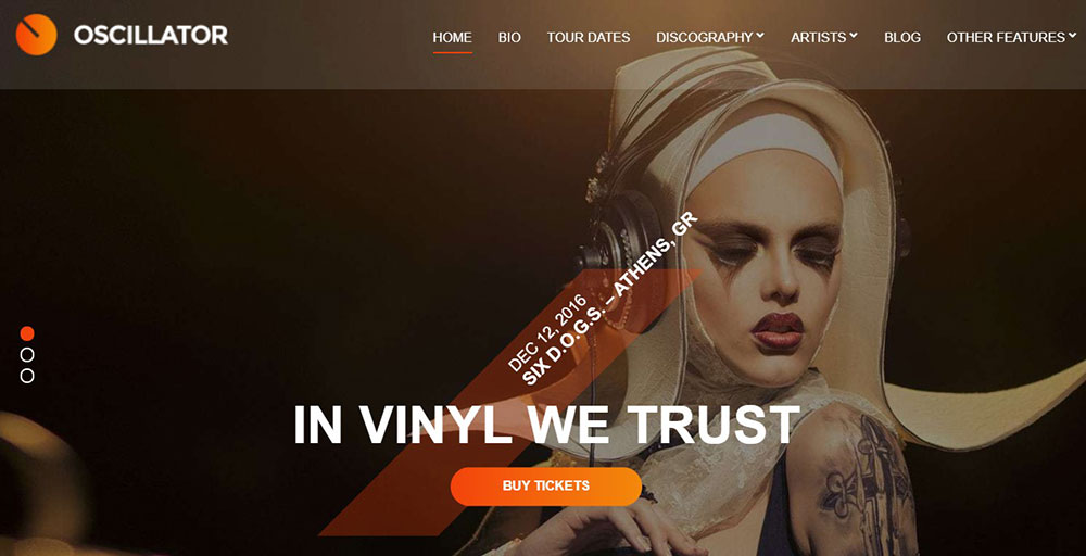 oscillator The Best WordPress Themes for Musicians to Choose From