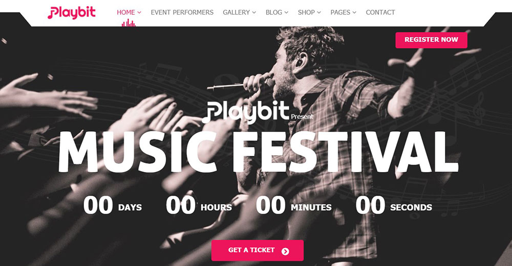 playbit The Best WordPress Themes for Musicians to Choose From