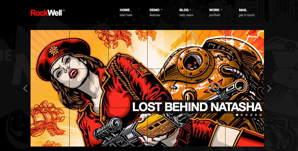 rockwell The Best WordPress Themes for Musicians to Choose From