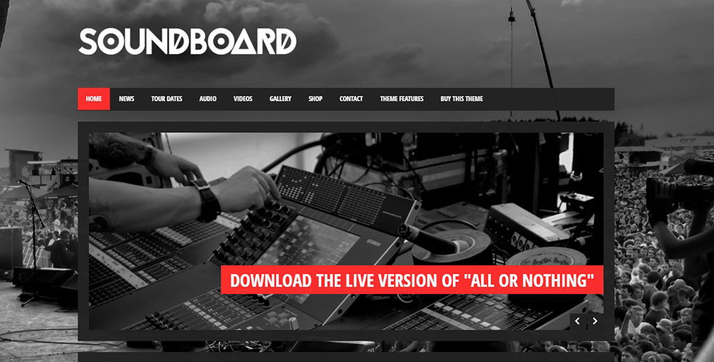 soundboard The Best WordPress Themes for Musicians to Choose From