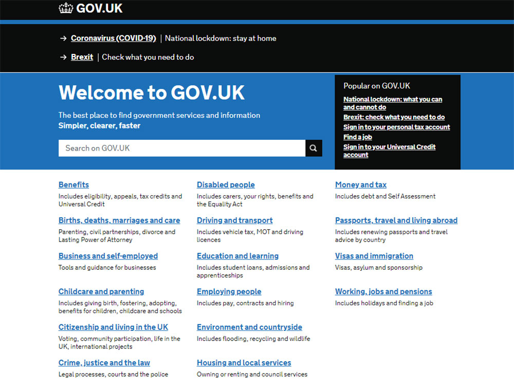 GOV.UK_ Accessible Websites Examples To Inspire You