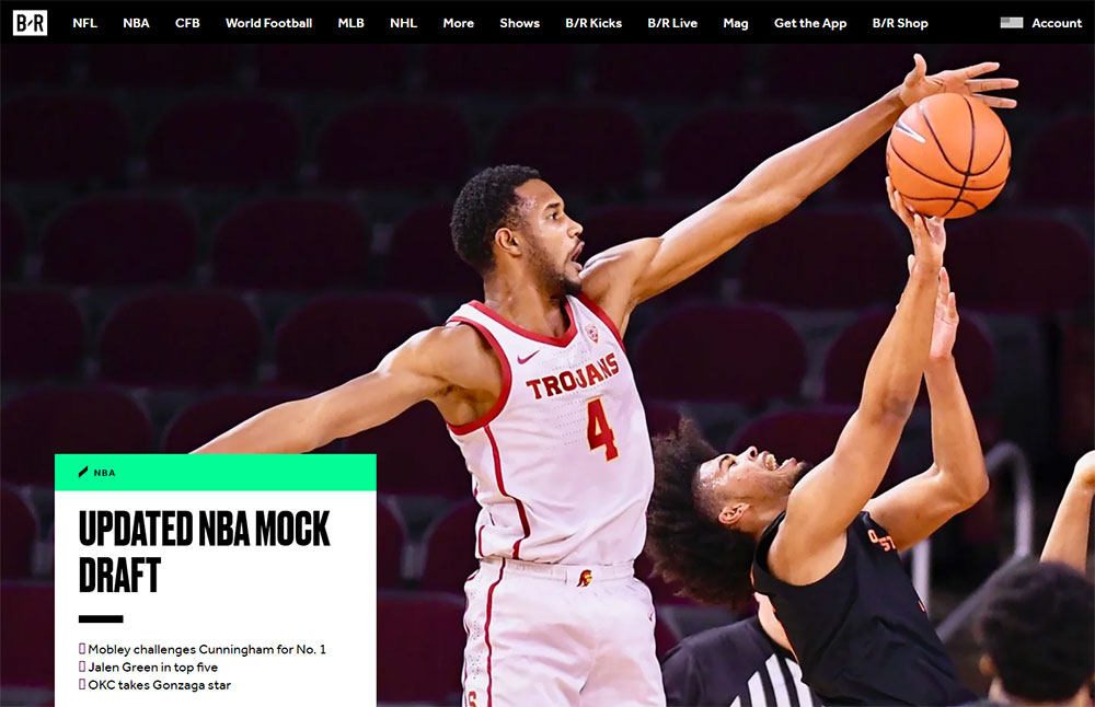 bleacher Accessible Websites Examples To Inspire You