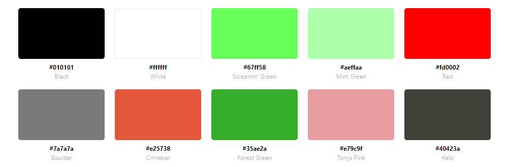 Light green color palette  Light green color code, Green colour palette,  Green color pallete