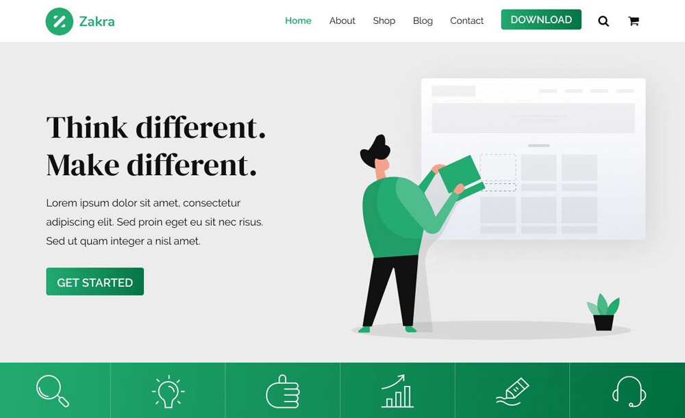 zakra-1 Unique WordPress Themes That You Must Check Out