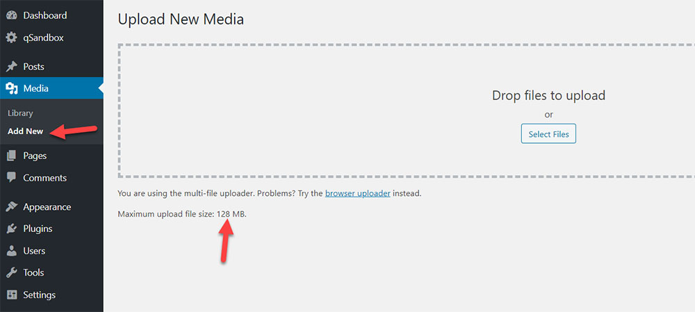 Change Wordpress Upload Image Size