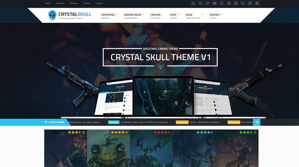 Video Game WordPress Themes  Game reviews, Video game reviews, Online games