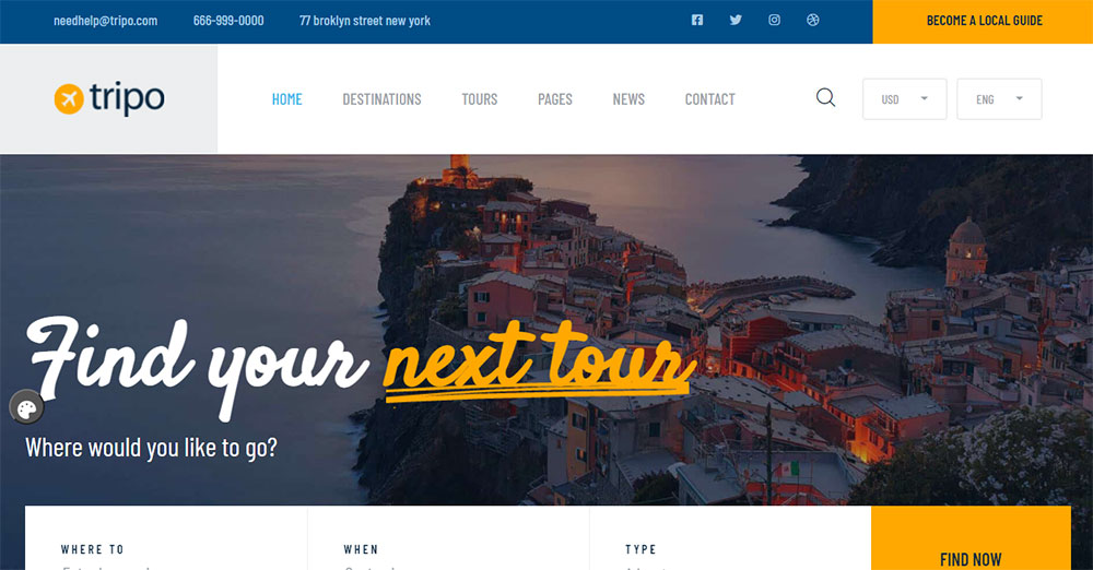 Get the Best Travel WordPress Theme from This List