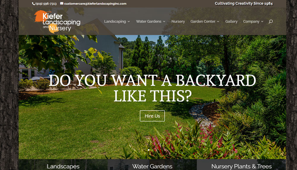 Landscaping Website Design