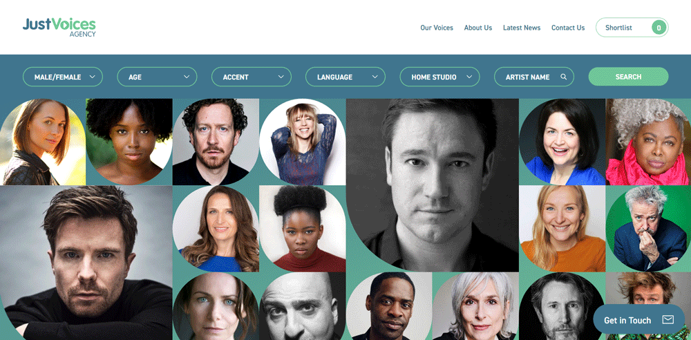 30+ Best Voice Actor Websites - Inspiring Examples