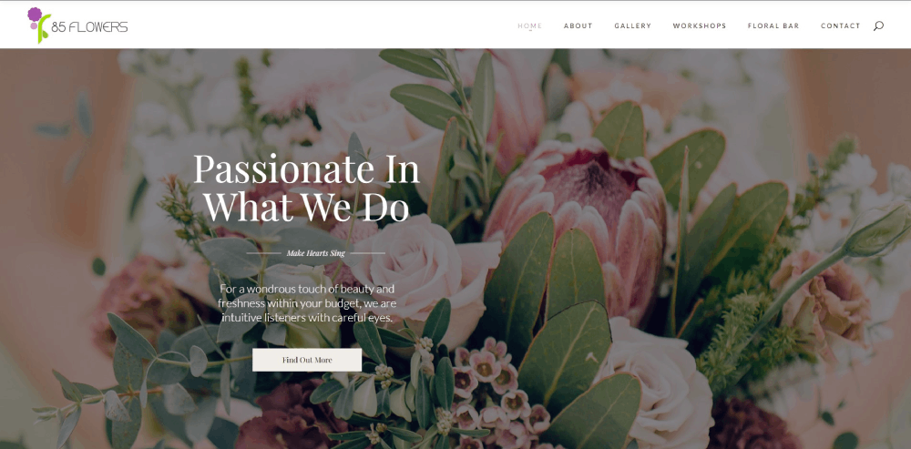 The Best Designed Florist Websites On