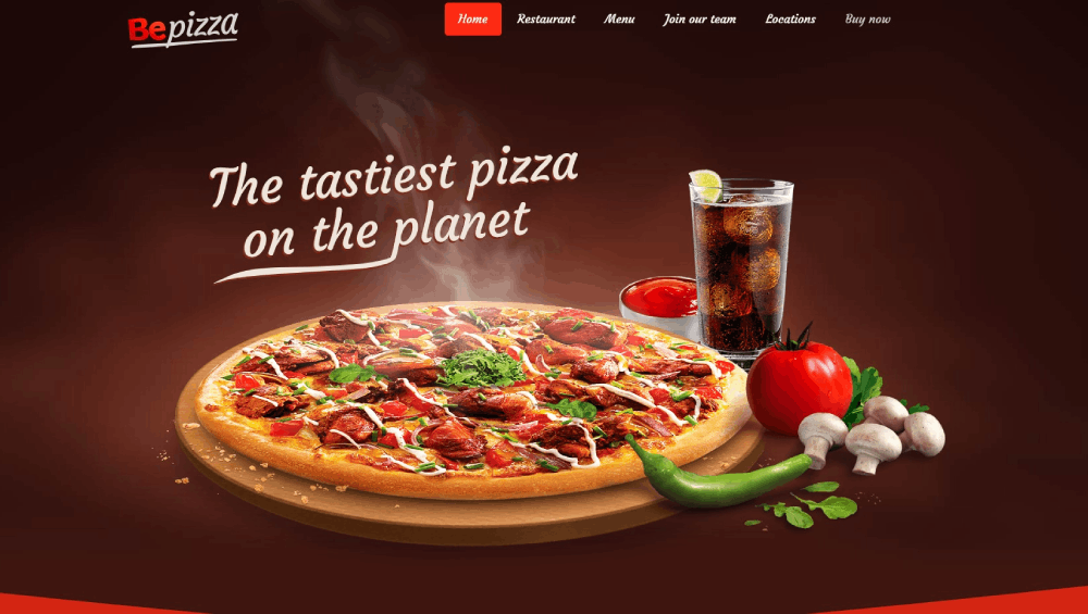 Modern and Effective Pizza Websites You Need to See