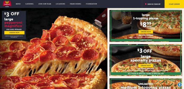 Modern and Effective Pizza Websites You Need to See