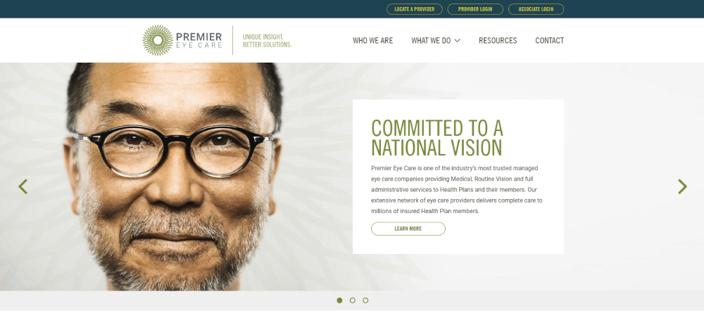 Premier Eye Care  Eye Care Management Services for Health Plans & Providers