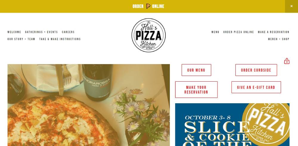 The Best Pizza Restaurant Websites of 2023