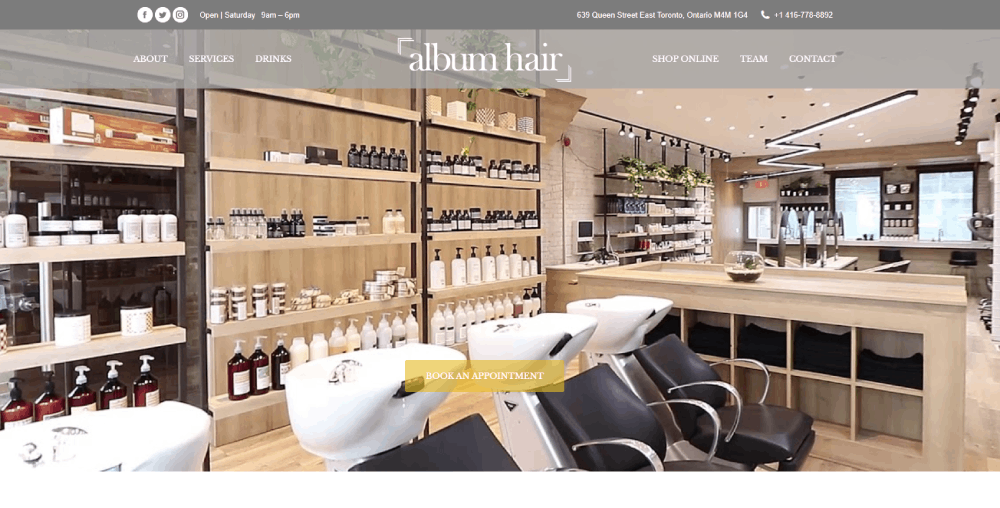 The Best Looking Hair Salon Websites for You to See