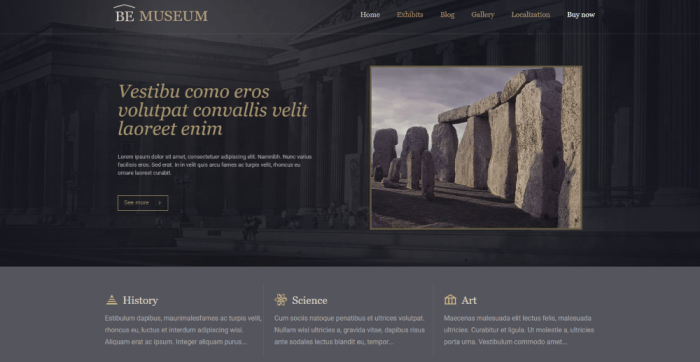The Best Museum Website Design You Can See Today