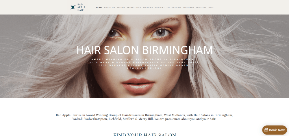 The Best Looking Hair Salon Websites for You to See