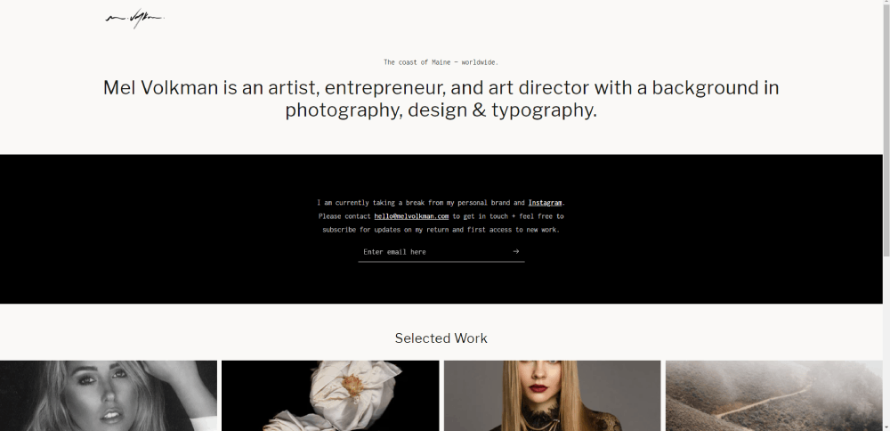 The Best Photographer Website Designs To Use For Inspiration