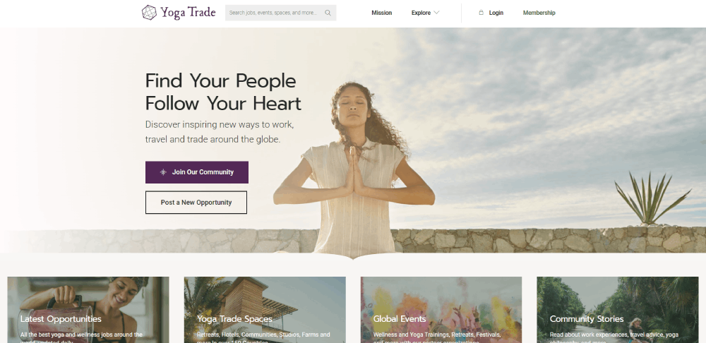 Find Yoga Travel and Yoga Events with Yoga Trade